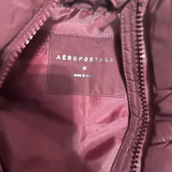 Maroon Puffer Vest - Picture 3 of 3